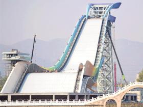 北京冬奧會比賽場館首鋼滑雪大跳臺建設完成
