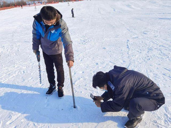 北京順義區體育局開展滑雪場安全檢查 2