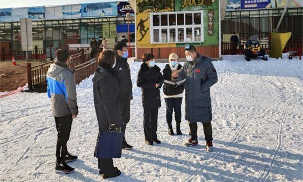 北京順義區體育局開展滑雪場安全檢查